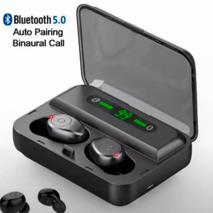 Docking Headset Wireles Bluetooth Tws Binaural Stereo Call Ipx8 Full Bass