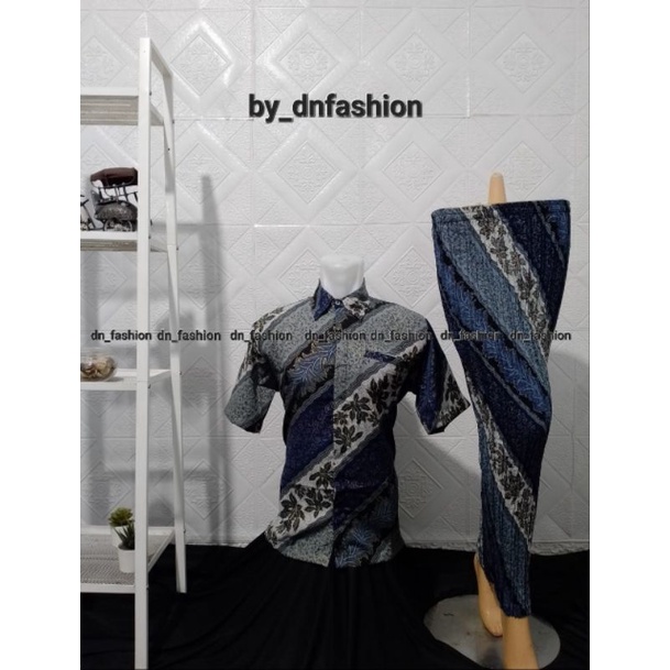 BATIK COUPLE/KEMEJA BATIK COUPLE/BATIK COUPLE NAVY/BATIK COUPLE LENGAN PENDEK/KEMEJA BATIK/BATIK TERLARIS