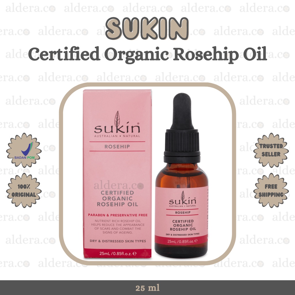 SUKIN Certified Organic Rosehip Oil — Sukin Face Oil , Sukin Facial Oil , Anti Aging