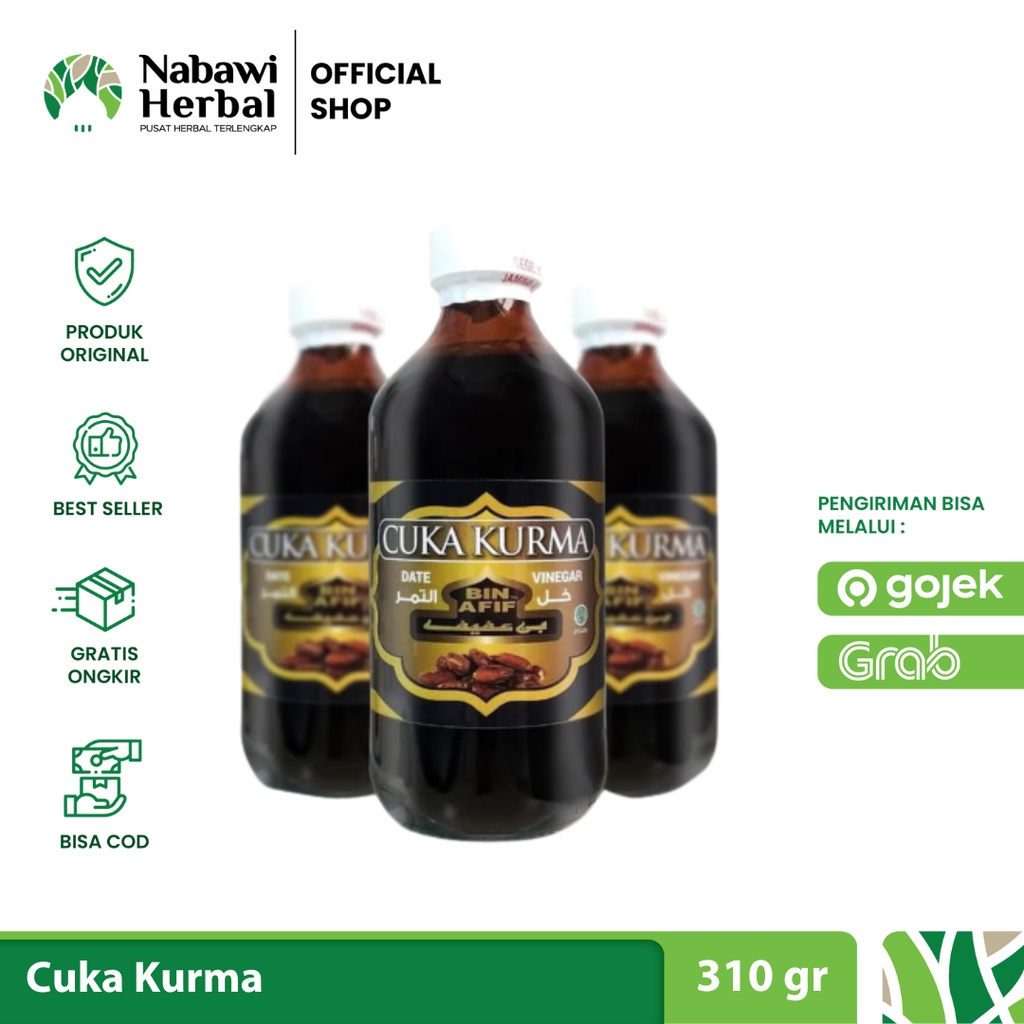 

BIN AFIF - Cuka Kurma Minuman Herbal Bin Afif 310ml