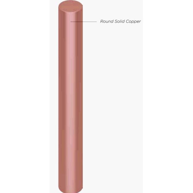 Copper Rod 5/8 Inch Full 16Mm 3 Meter ( Ground, Grounding Tembaga 3M)