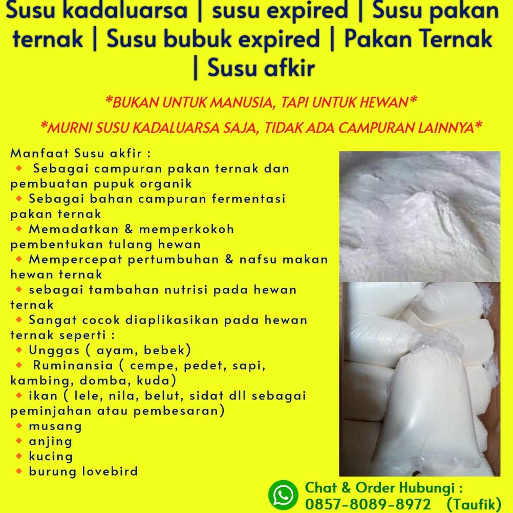 [WIDZW7254] Susu kadaluarsa | susu expired | Susu pakan ternak | Susu bubuk expired | Pakan Ternak |