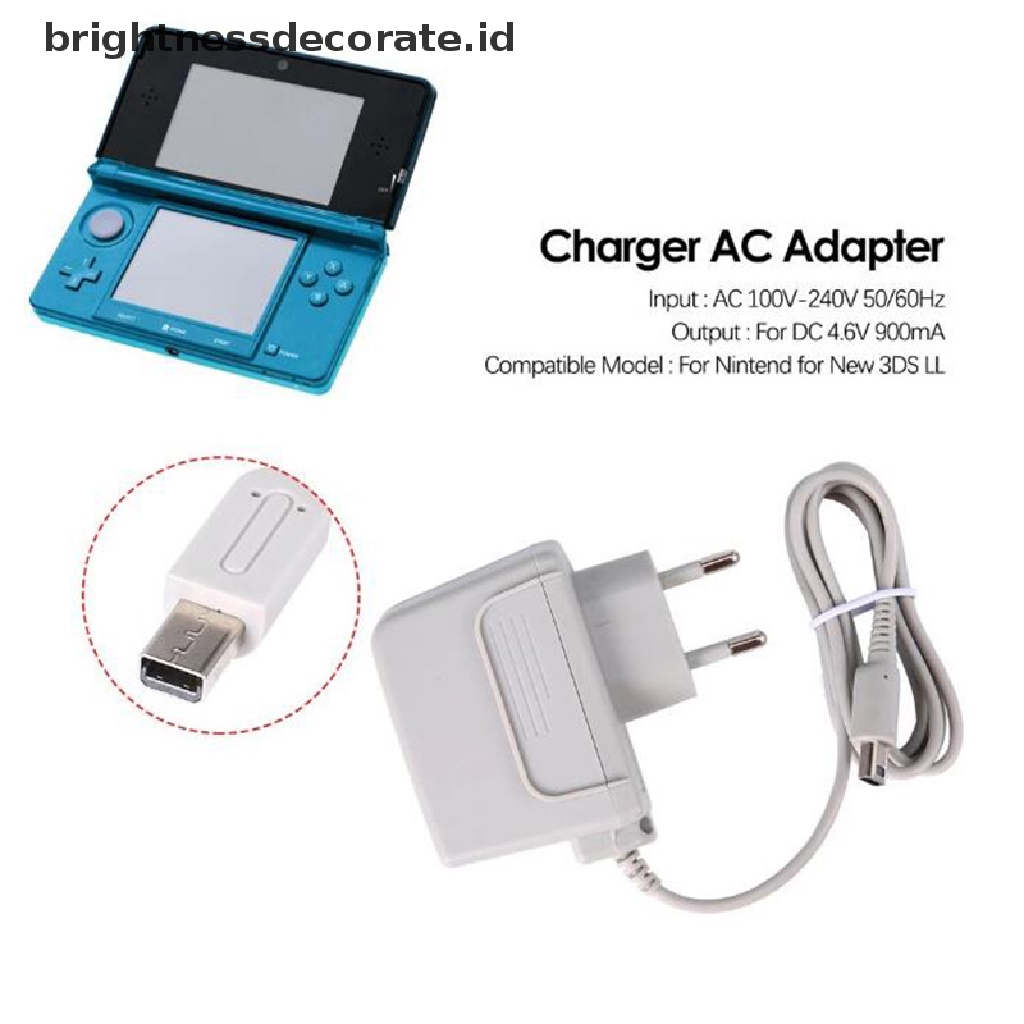 [Birth] Eu/us Plug Charger AC Adapter Untuk Nintendo Untuk 2DS/3DS/NDSI/3DSXL Power Adapter [ID]