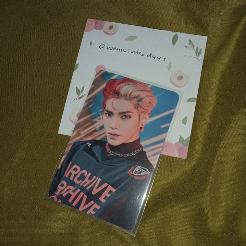 NCT SUPERM PHOTOCARD TAEYONG TODOROKI MINI BROCHURE MINBROC TY 127 PC SHARING OFFICIAL 100 era