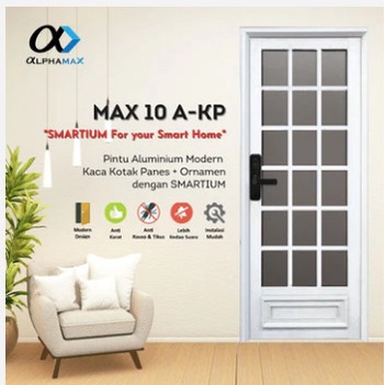 PINTU UTAMA ALPHAMAX MAX 10A - KP SMARTIUM SMART DOOR LOCK