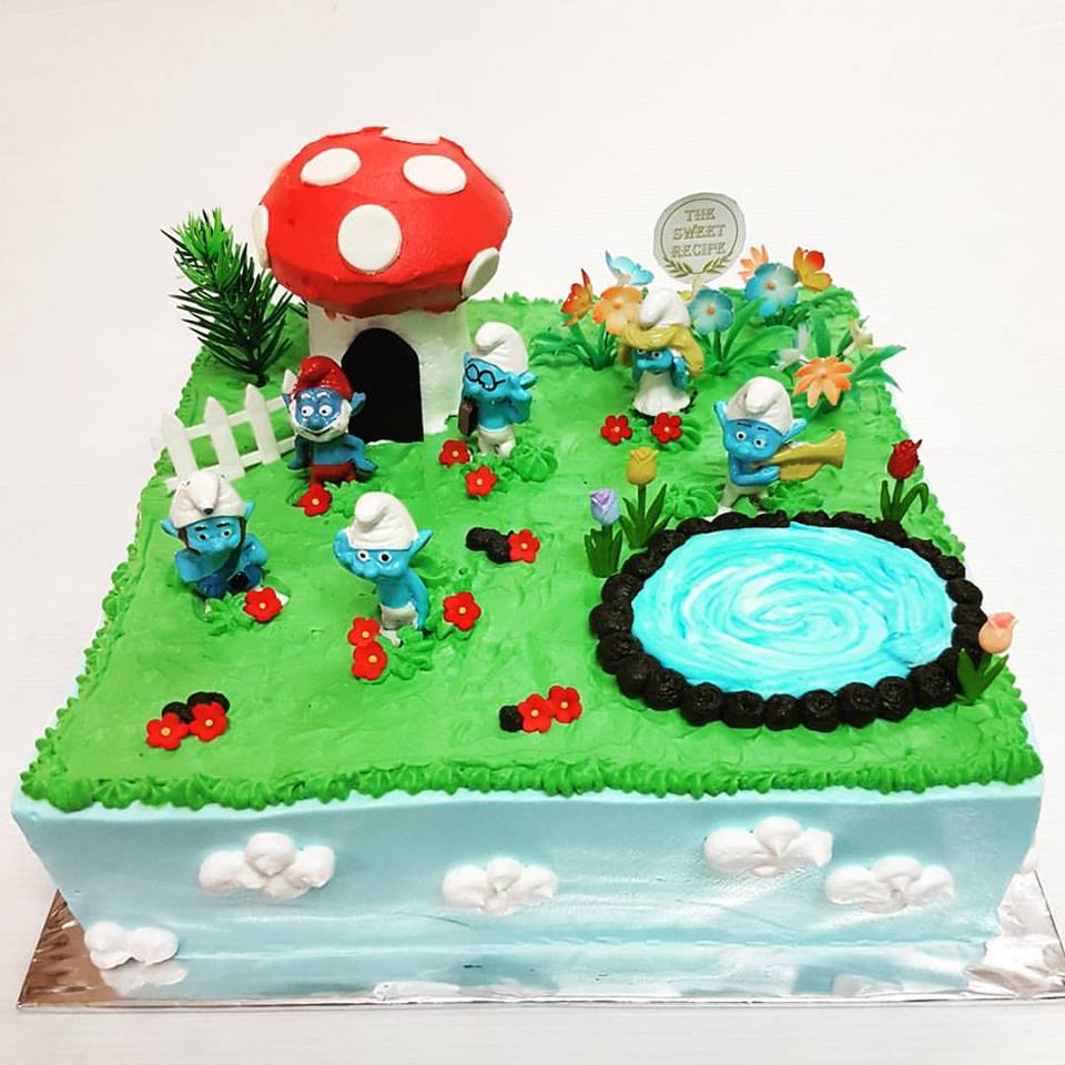 

Kue Smurf