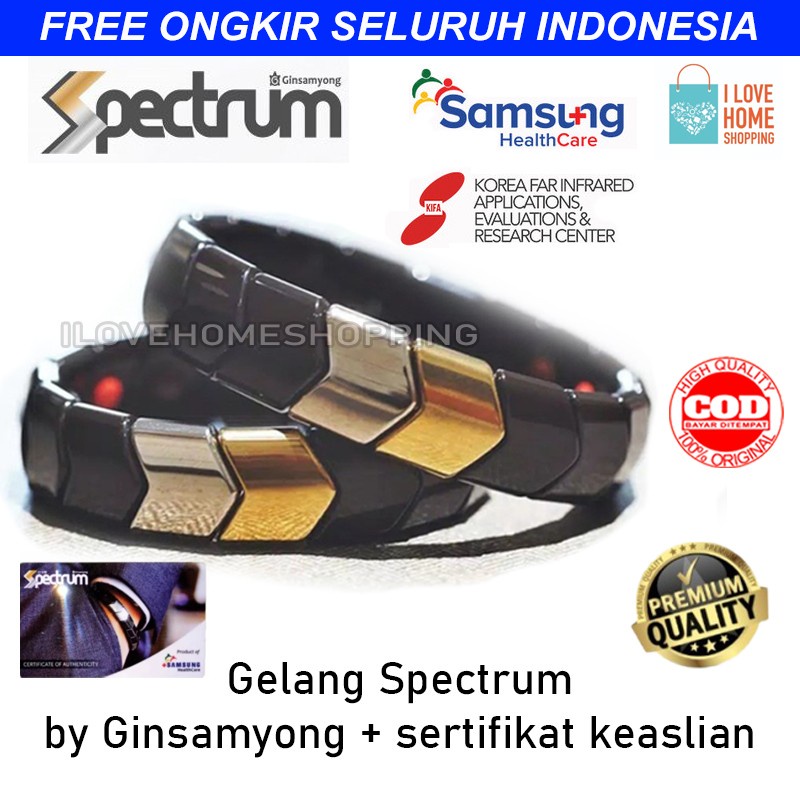 Gelang Ginsamyong Spectrum  -  Gelang Terapi