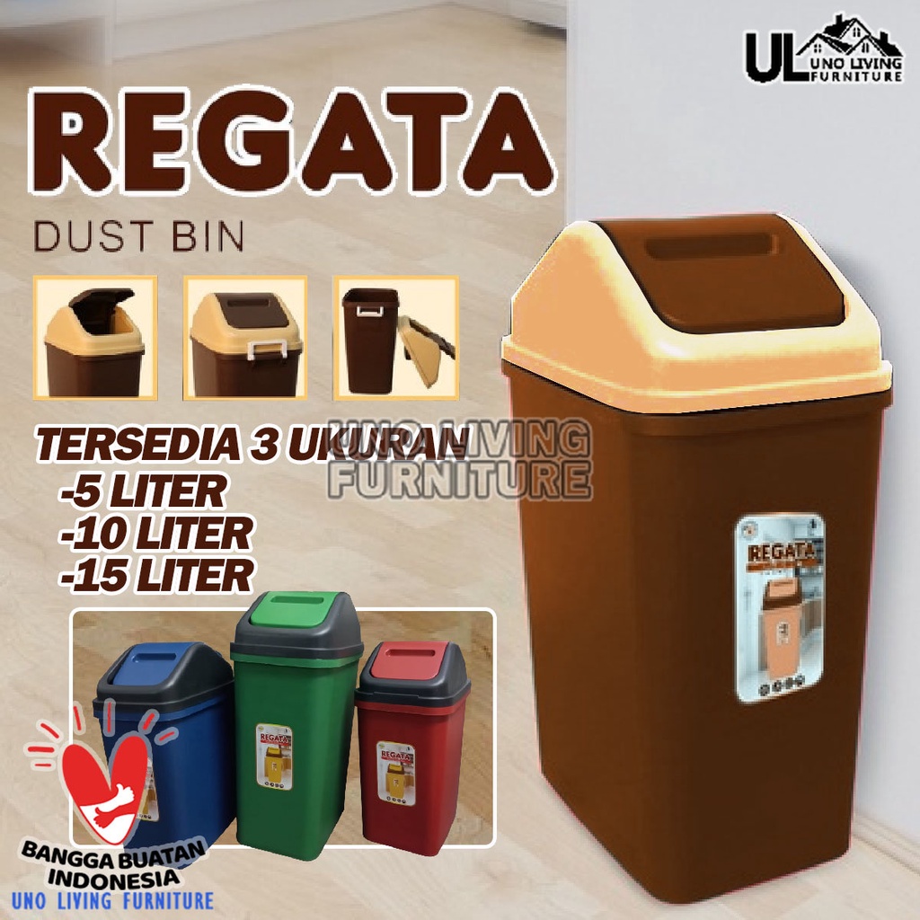 Tempat Sampah Mini Kecil Sunlife TABITHA REGATA TONG SAMPAH Dustbin 5 LITER Dustbin 10 LITER Dustbin 15 LITER MURAH