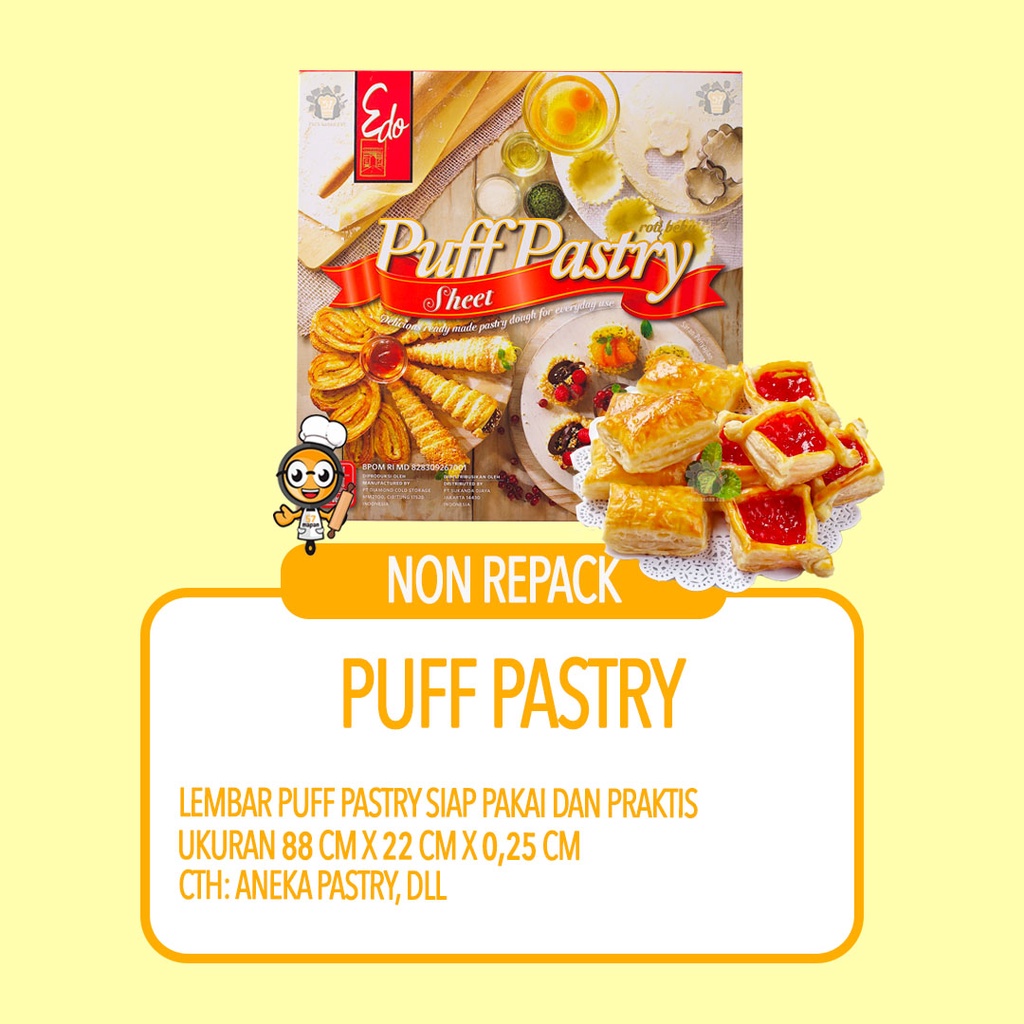 

EDO PUFF PASTRY SHEET 750GR