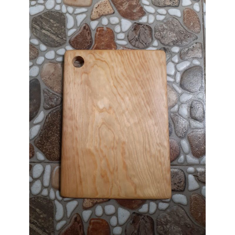 Talenan Kayu Jati / Talenan Kayu Mahoni Kayu Utuh ukuran 30x20cm