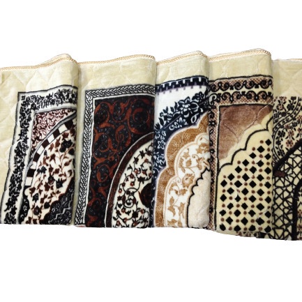 Sajadah sajadah turki premium tebal dasar putih bulu lembut - grosir acak mtf(X4T9) Sajadah Tebal Sa