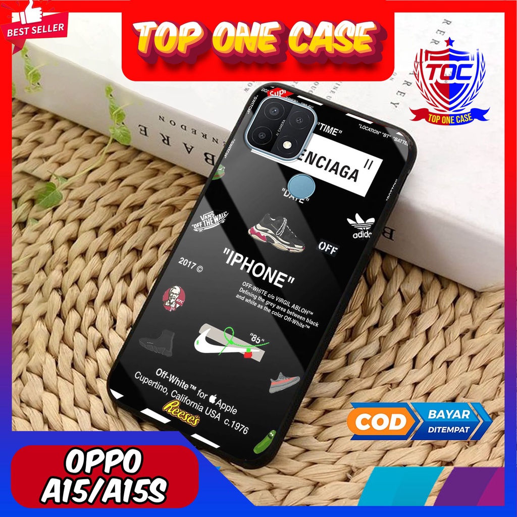 Case OPPO A15 / A15S - Casing OPPO A15 / A15S Terbaru Top One Case [ MOTIF BRAND ESTETIK ] Casing Hp
