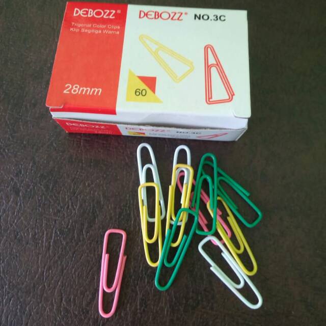 

Paper Clip / Klip Kertas Warna-warni Debozz