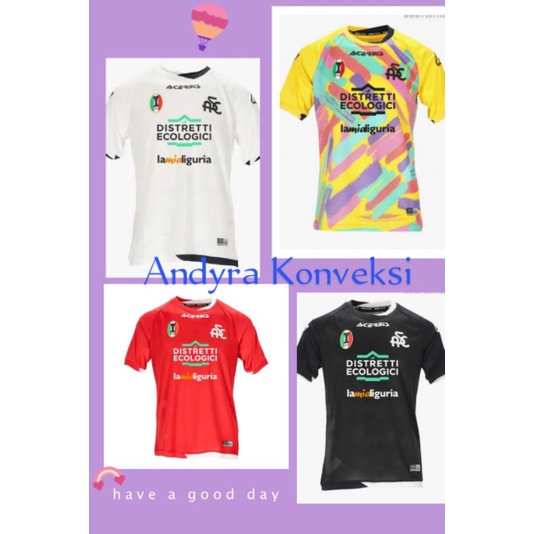 Jersey Spezia 2022-23 - FULL PRINTING - Free Custom Name set