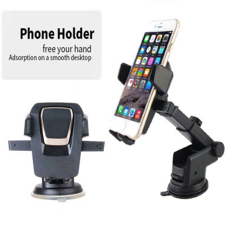 CAR PHONE HOLDER MOBIL STAND HANDPHONE DUDUKAN HP KUALITAS BAGUS