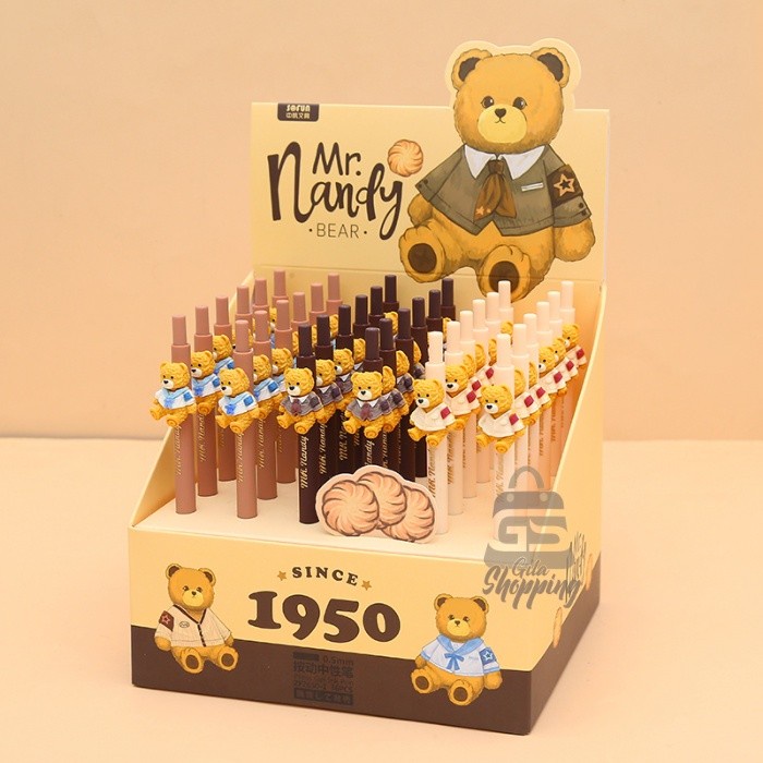 

PULPEN GEL TEDDY BEAR / PENA LUCU IMUT KOREAN GEL PEN - ZF2650-1