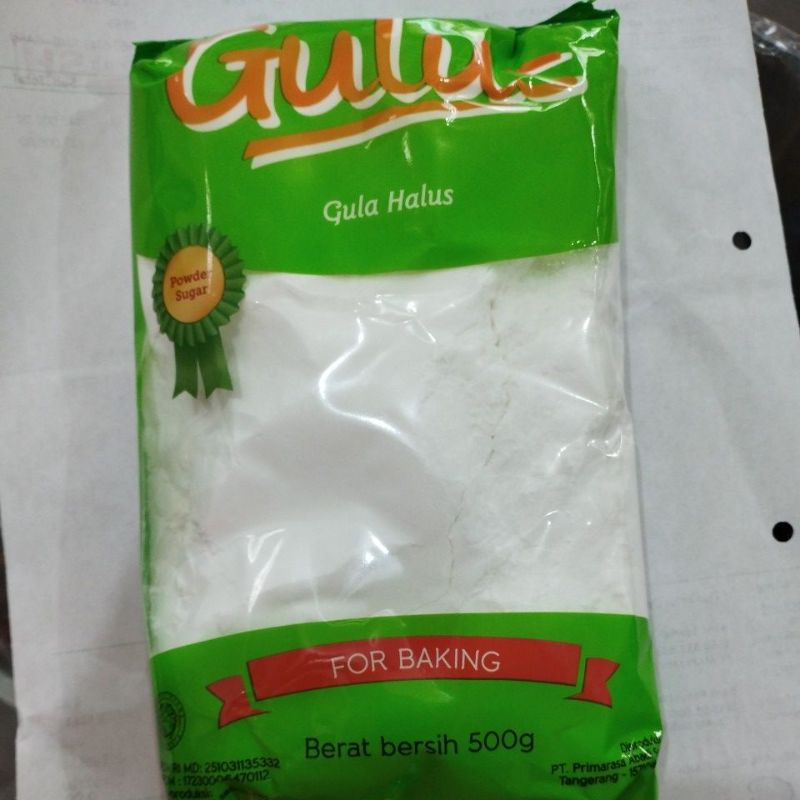 

Gula halus kemasan 500gr