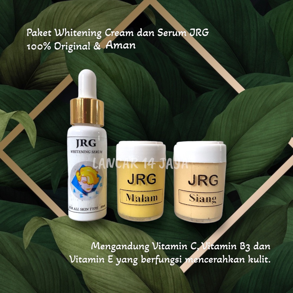 Cream JRG Whitening Paket Komplit L14J