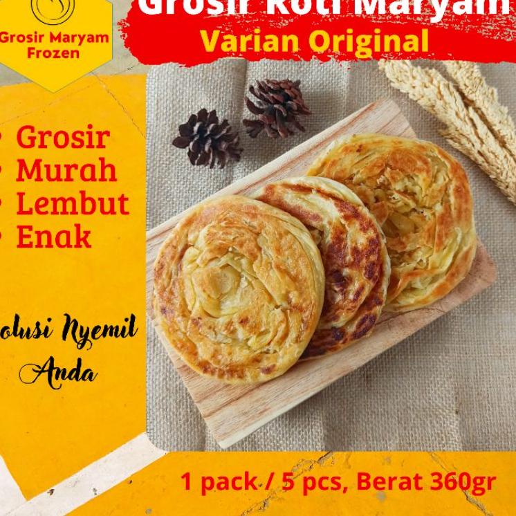 

Terlaku... ROTI MARYAM / ORIGINAL / ROTI CANAI / CANE / FROZEN FOOD / GROSIR / MAKANAN BEKU / CAMILAN SNACK / 1 PACK 5 PCS / MURAH