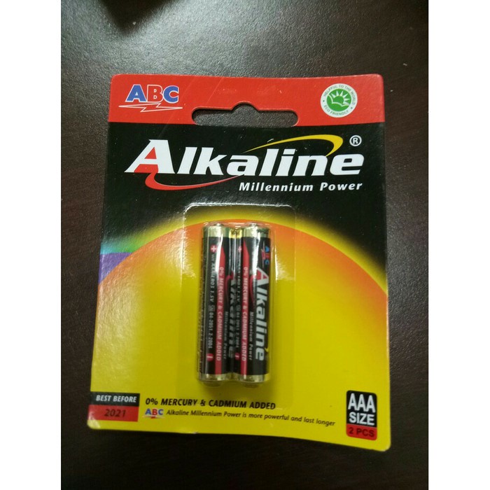 Baterai/Battery/Batere Alkaline AAA isi 2 || Baterai Alkaline A3 isi 2 Promo Akhir Tahun - BB - BB