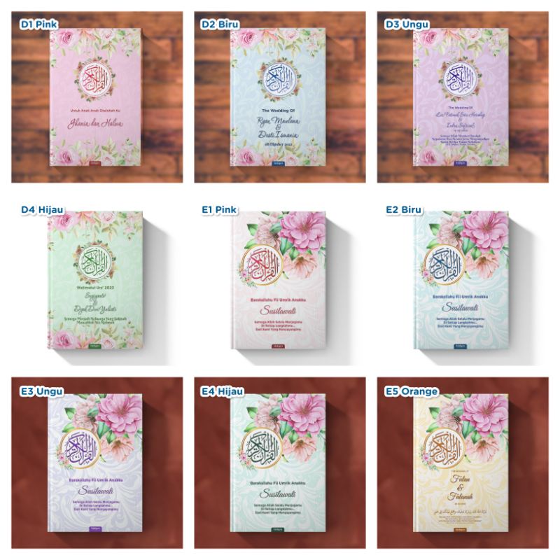 Quran Custom Hadiah Spesial Haji A5 Sedang