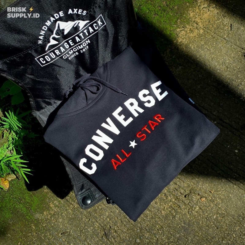 HOODIE CONVERSE CENTER ALL STAR LOGO [ RESMI PT.MAP ]