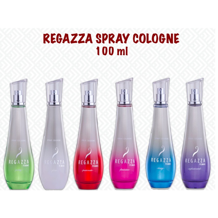 [BOTOL KACA] REGAZZA FEMME PARFUM SPRAY COLOGNE - 100ml