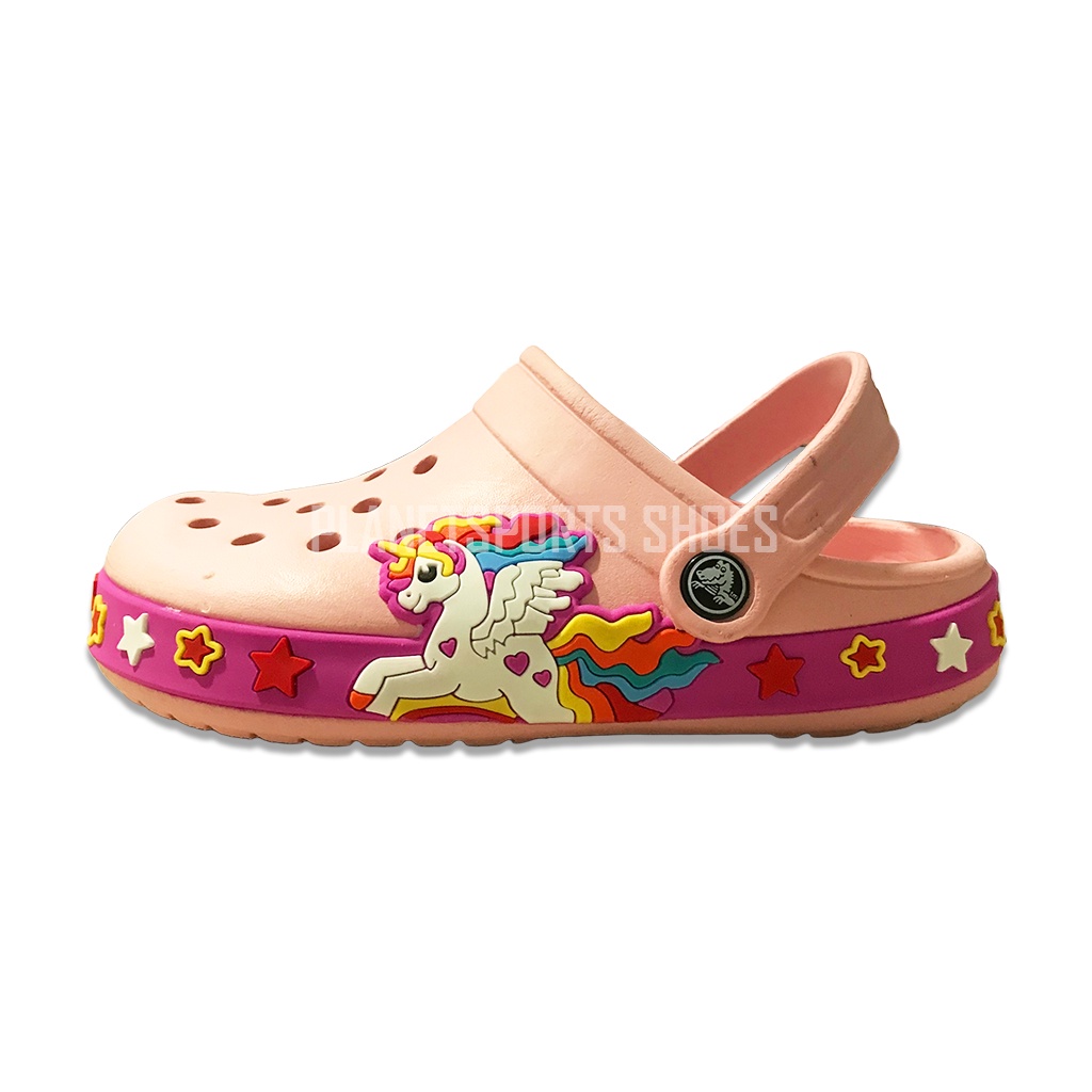 Crocs ANAK FUN LAB / Crocs Karakter / Crocs Anak / Sandal Anak / Sepatu Sandal Anak / Crocs KIDS - Unicorn New