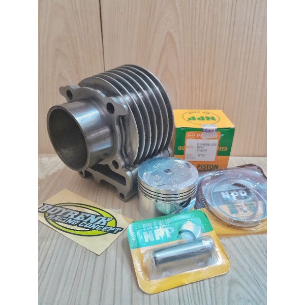 CYLINDER BLOK MIO DIAMETER LINER LUAR 69 PISTON TIGER NPP 63.5 - 66 - BOYRENK SURABAYA