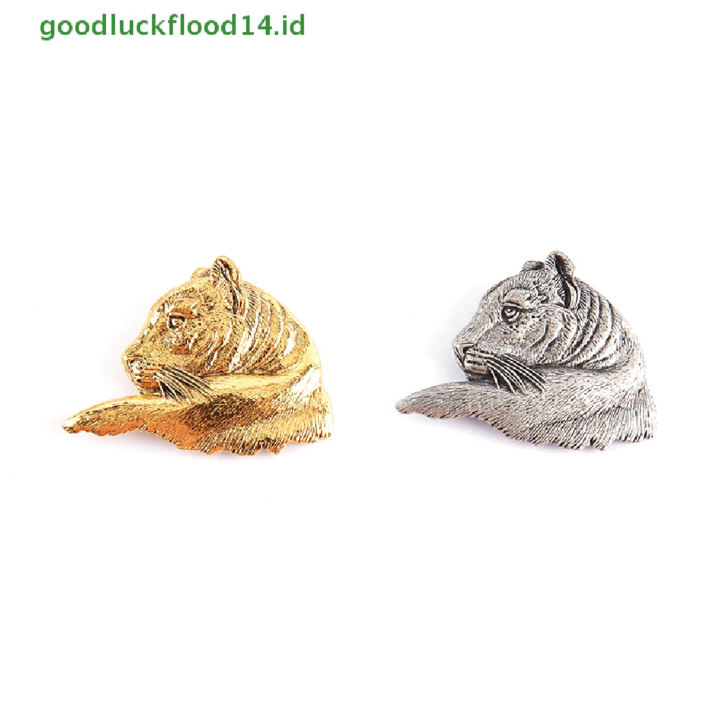 [GOOGFOUR] Vintage Lucu Harimau Bros Hewan Hidup Bros Pin Perhiasan Hadiah Natal [TOP]