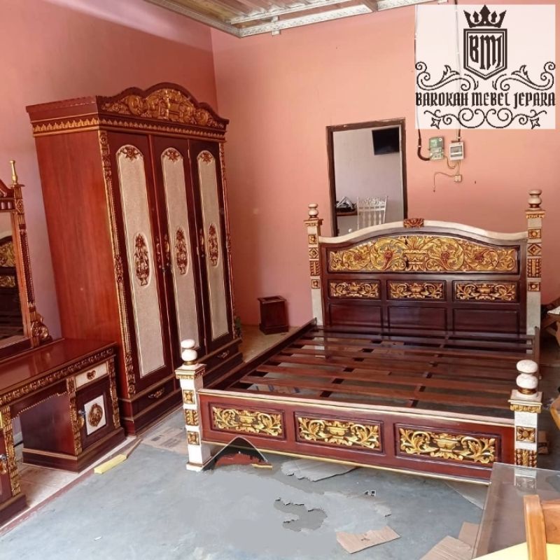 kamar set jati Jepara / set perabot kamar jati