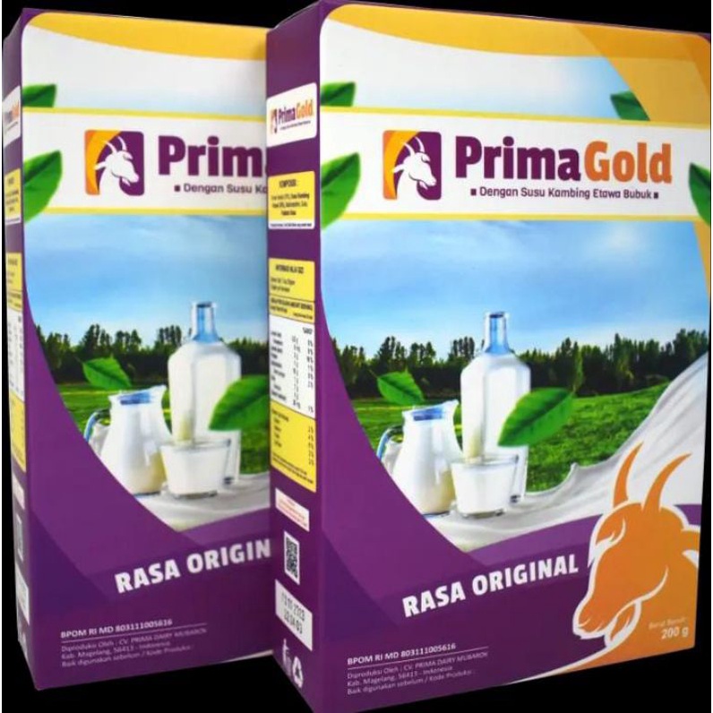 

susu kambing etawa prima gold (paket 4 box )