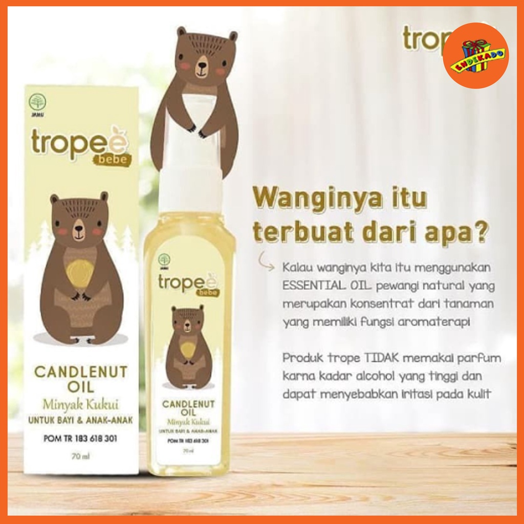 TROPEE Bebe Candlenut Oil - Minyak Kemiri 100ml Makassar