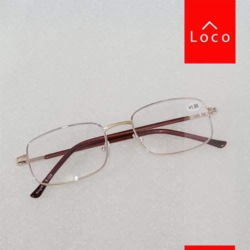 Kacamata Baca Frame Gold / Kacamata Plus Frame Gold