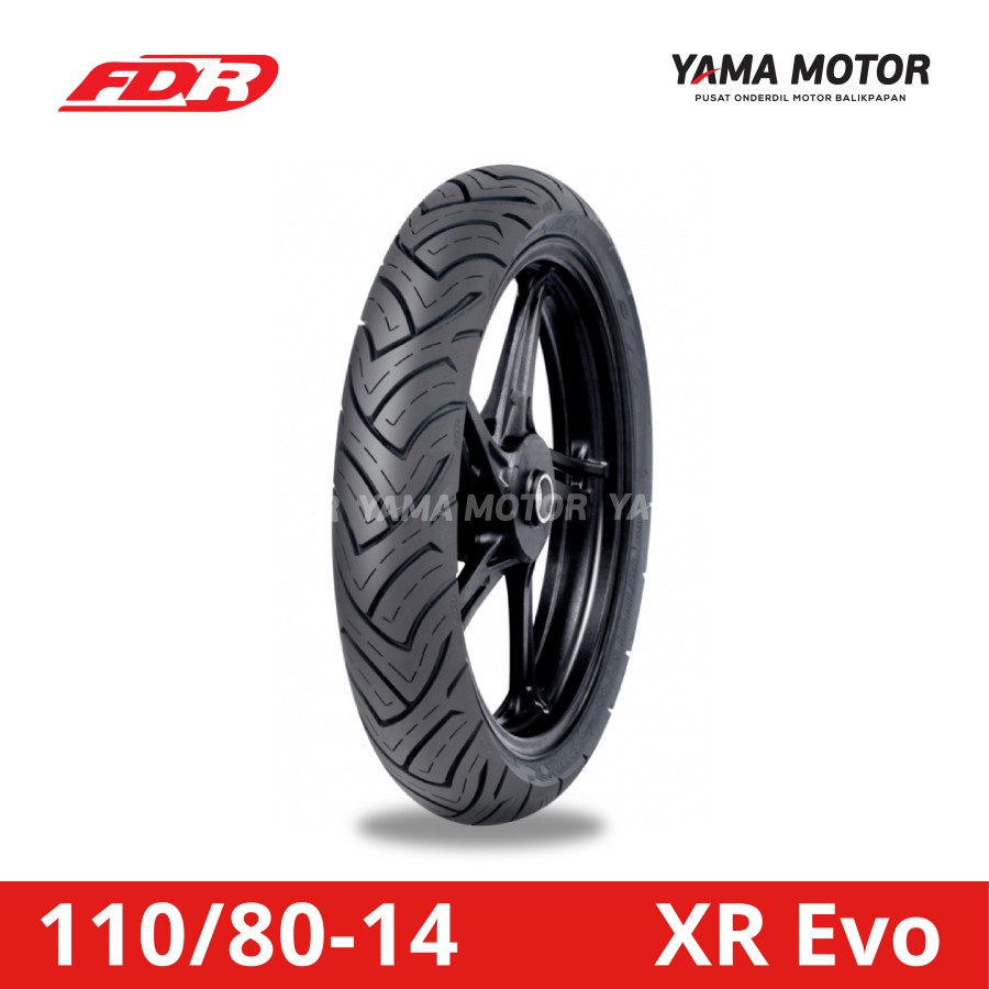 BAN LUAR FDR MATIC TUBELESS RING 14 SPORT XR EVO 110 80-14