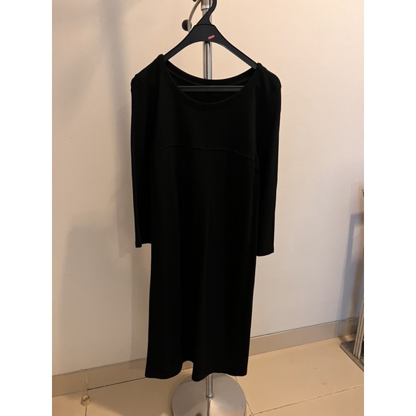 Uniqlo Black T-Shirt Dress