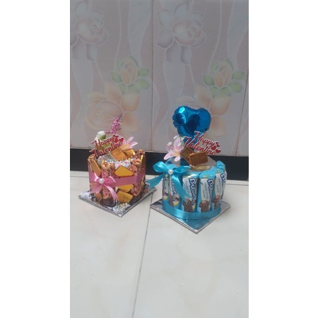 

Snack Cake Buket Mini Tower Snack Bucket Hadiah Ultah/Valentine dll