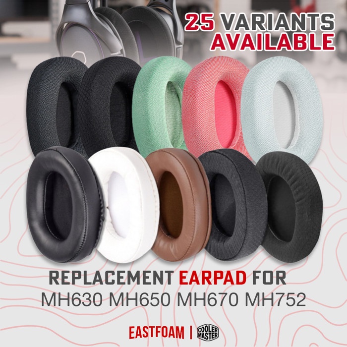 Earpad Earcup Cooler Master MH630 MH650 MH670 MH752 Foam Ear Cushion