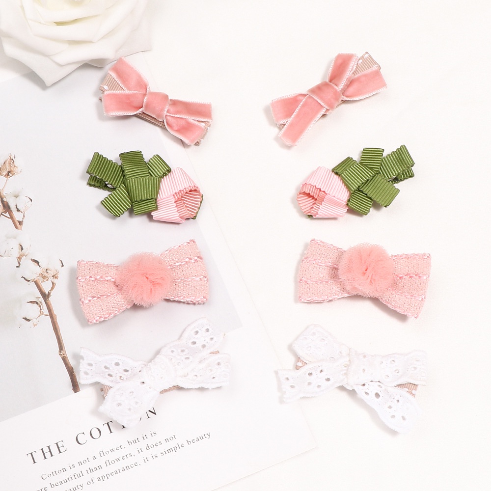 KOREAN STYLE CUTE FLOWER LOVE BUTTERFLY RIBBON HAIRPIN JEPIT RAMBUT ANAK BAYI JAPANESE BUNGA PITA SIMPUL KUPU-KUPU BOW KNOT SOFT PASTEL COLOR GIRL PEARL AKSESORIS PEREMPUAN CEWEK KAIN LACE RENDA KOREA