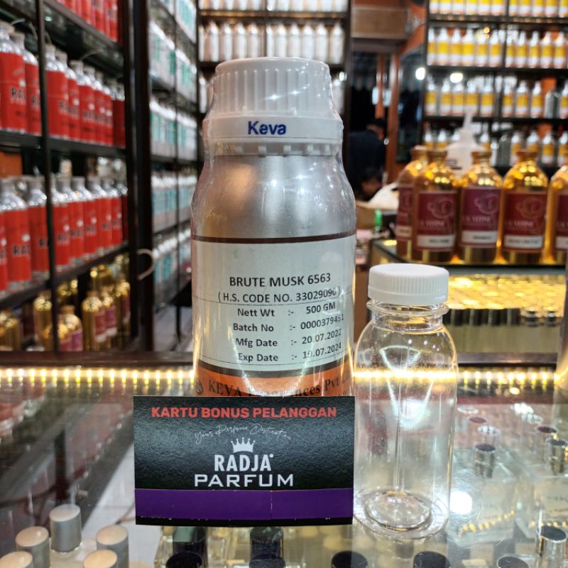 BRUTE MUSK 6563 BY KEVA BIBIT MURNI 100ML SEARAH KASTURI KIJANG