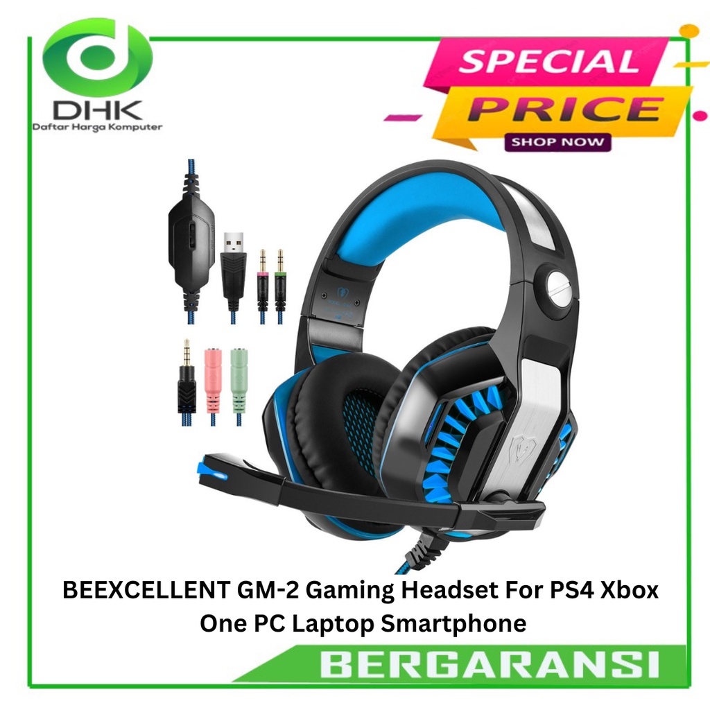 Headset BEEXCELLENT GM-2 Gaming  For PS4 Xbox One PC Laptop Smartphone