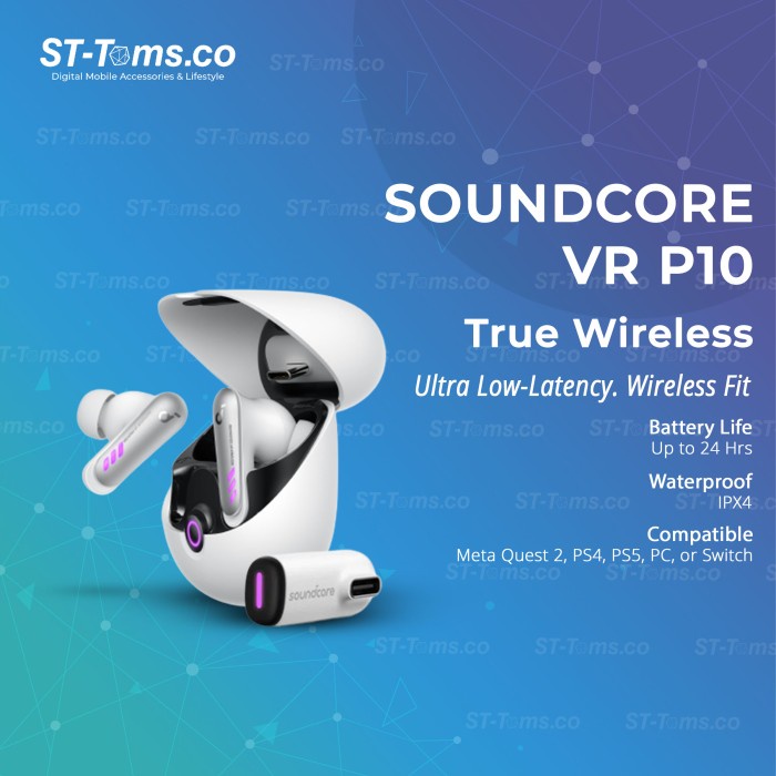 Anker Soundcore VR P10 TWS Gaming For Oculus Quest With Dongle A3850