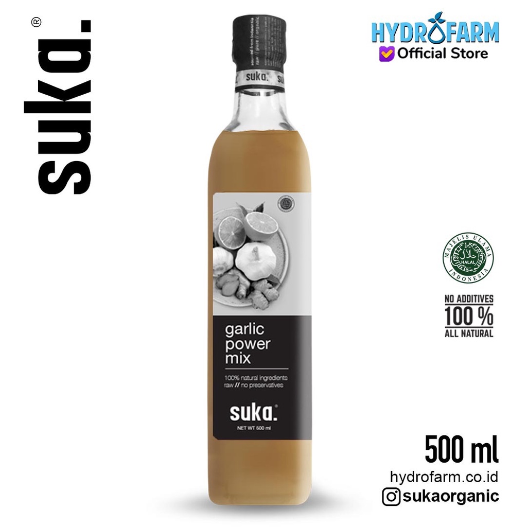 

Suka - Garlic Power Mix / Jus Bawang Putih Herbal (500ml)