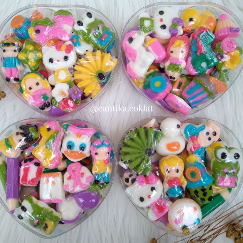 

Coklat karakter MIX (PREMIUM) harga Reseller toples 250 gr