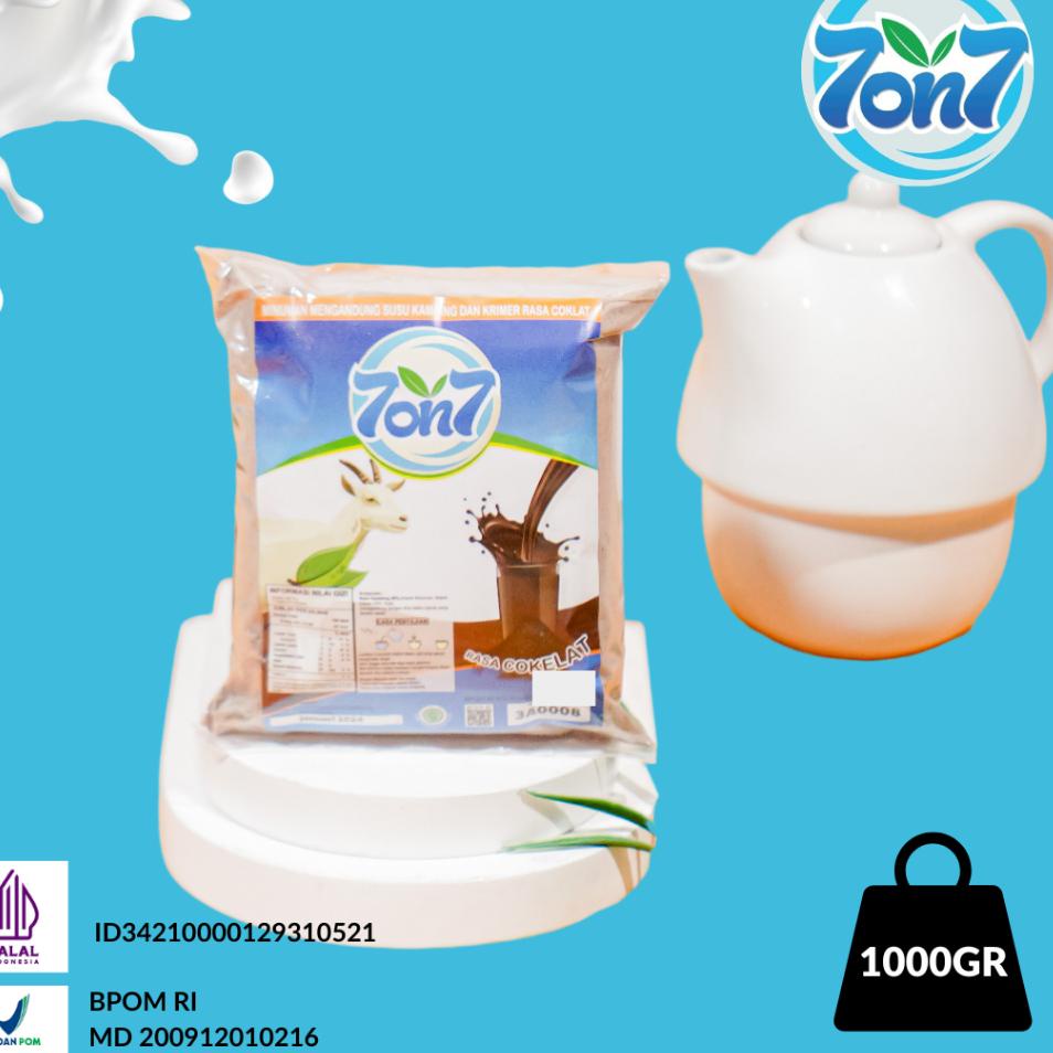 

【Penjualan Terbaik】✅COD Susu Kambing Etawa Coklat 1000 gr BPOM
