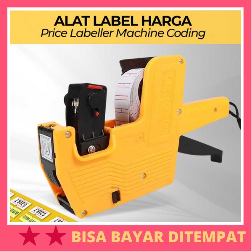 

Alat Label Harga Price Labeller Machine Coding / Alat Mesin Printer Tembak Pemasang Price Labeller Bandrol Banderol Label Harga Date Angka Huruf Barcode Baju Pakaian Barang Makanan Hijab Minimarket Rak Jualan Grosir Konter Diskon Stiker Mini Digital 1 2