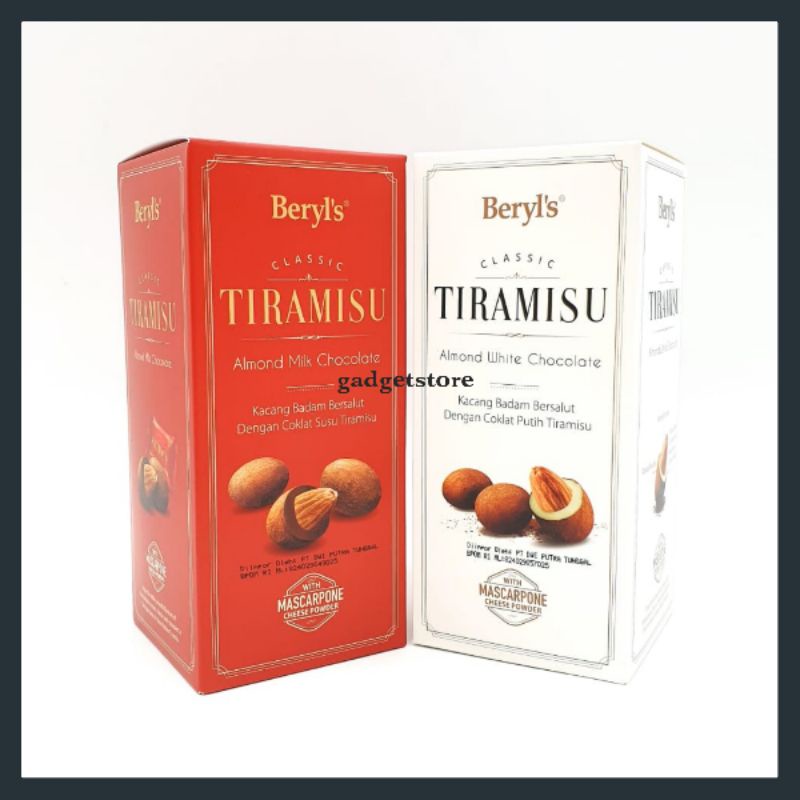 

Beryls Coklat Almond milk & Almond White Tiramisu 200g