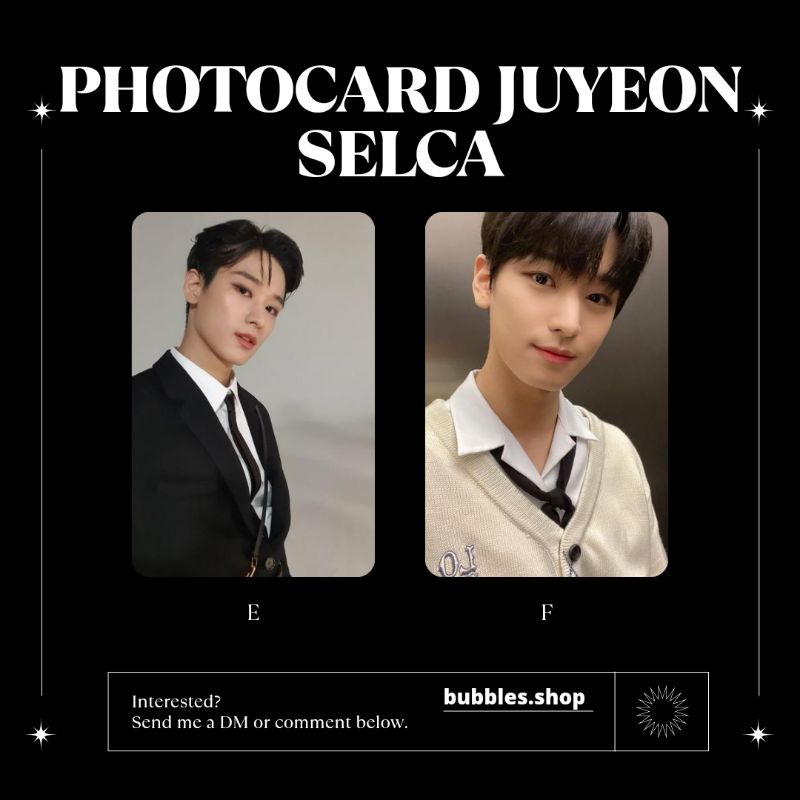 PHOTOCARD UNOFFICIAL JUYEON THE BOYZ SELCA