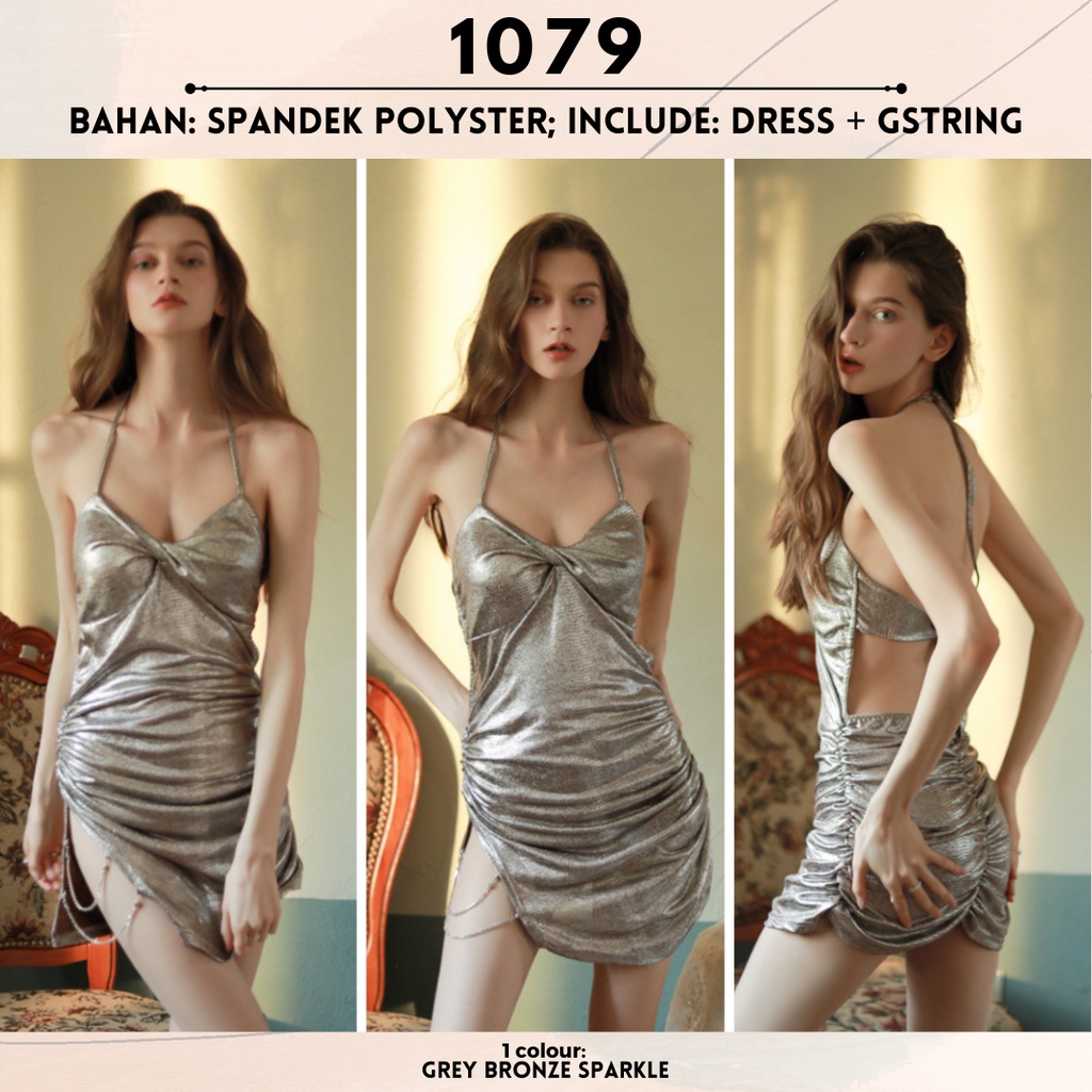 Sparkle Dress Party Quenn Sexy Clubwear Baju Haram Wanita - Lingerie Lingeri by Sexy Kisser