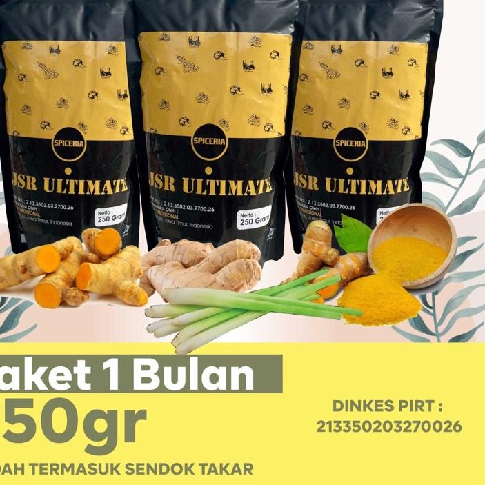 

Diskon | KG7|[PROMO] Ramuan JSR paket 1 bulan isi 250 gram include sendok takar